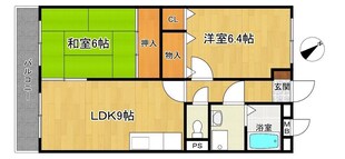 カーサベガの物件間取画像